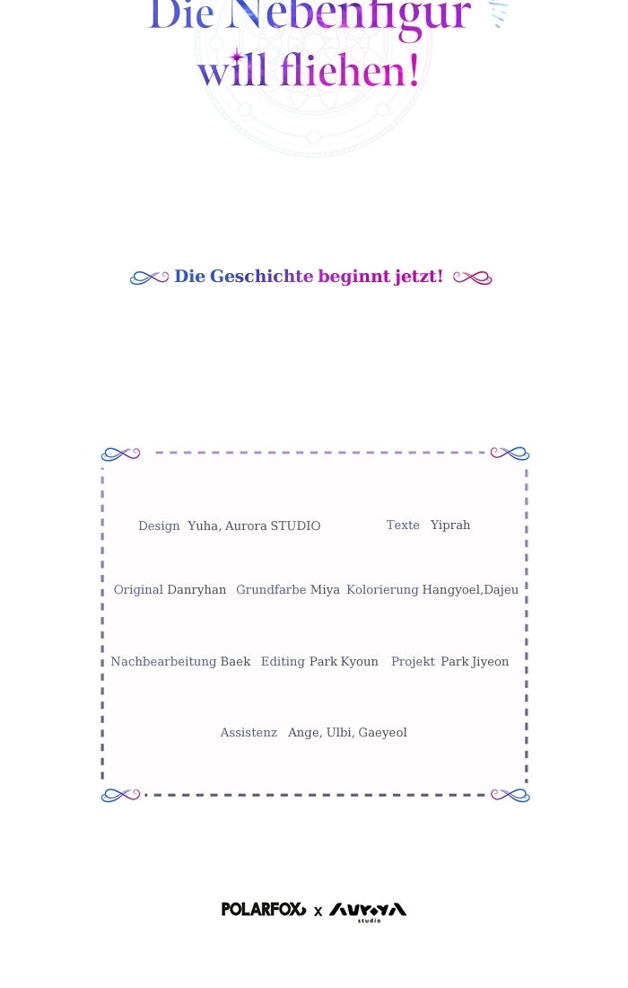 Read Die Nebenfigur will fliehen! Manga Online