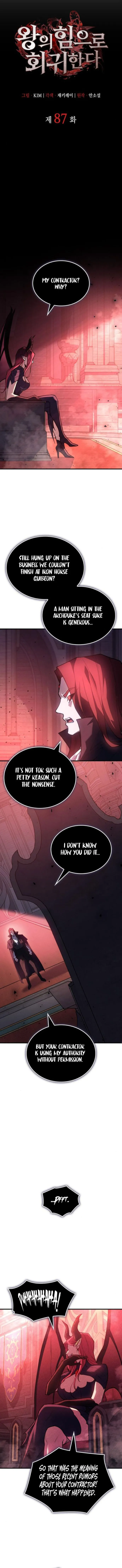 Read Regressing with the King’s Power Manga Online