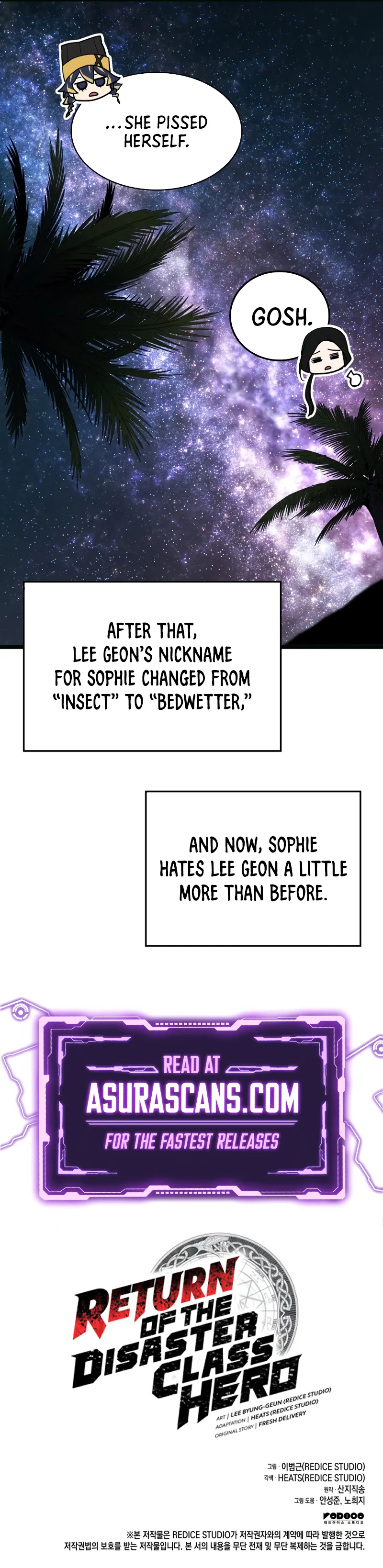 Read Return of the Disaster - Class Hero Manga Online