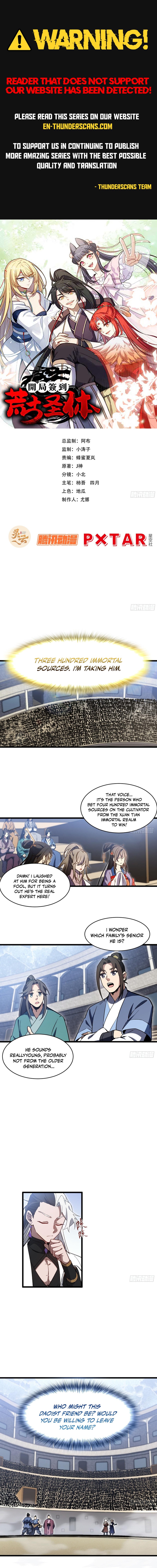 Read Start by signing in and obtaining the Ancient Divine Body Manga Online