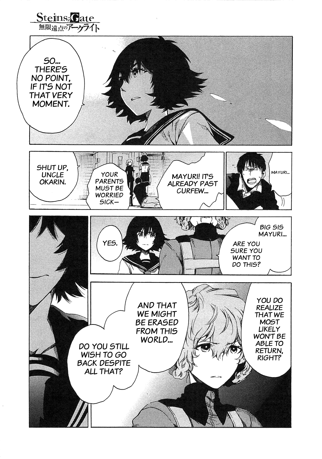 Read Steins: Gate - Arc Light of the Point at Infinity Manga Online