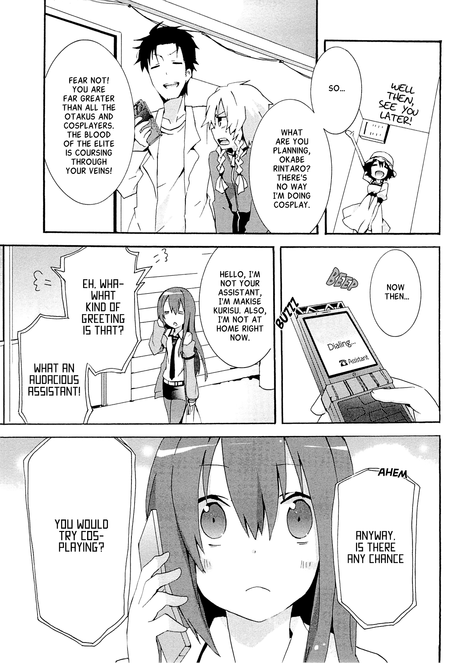 Read Steins: Gate - Loving Vows of the Future Honey Manga Online