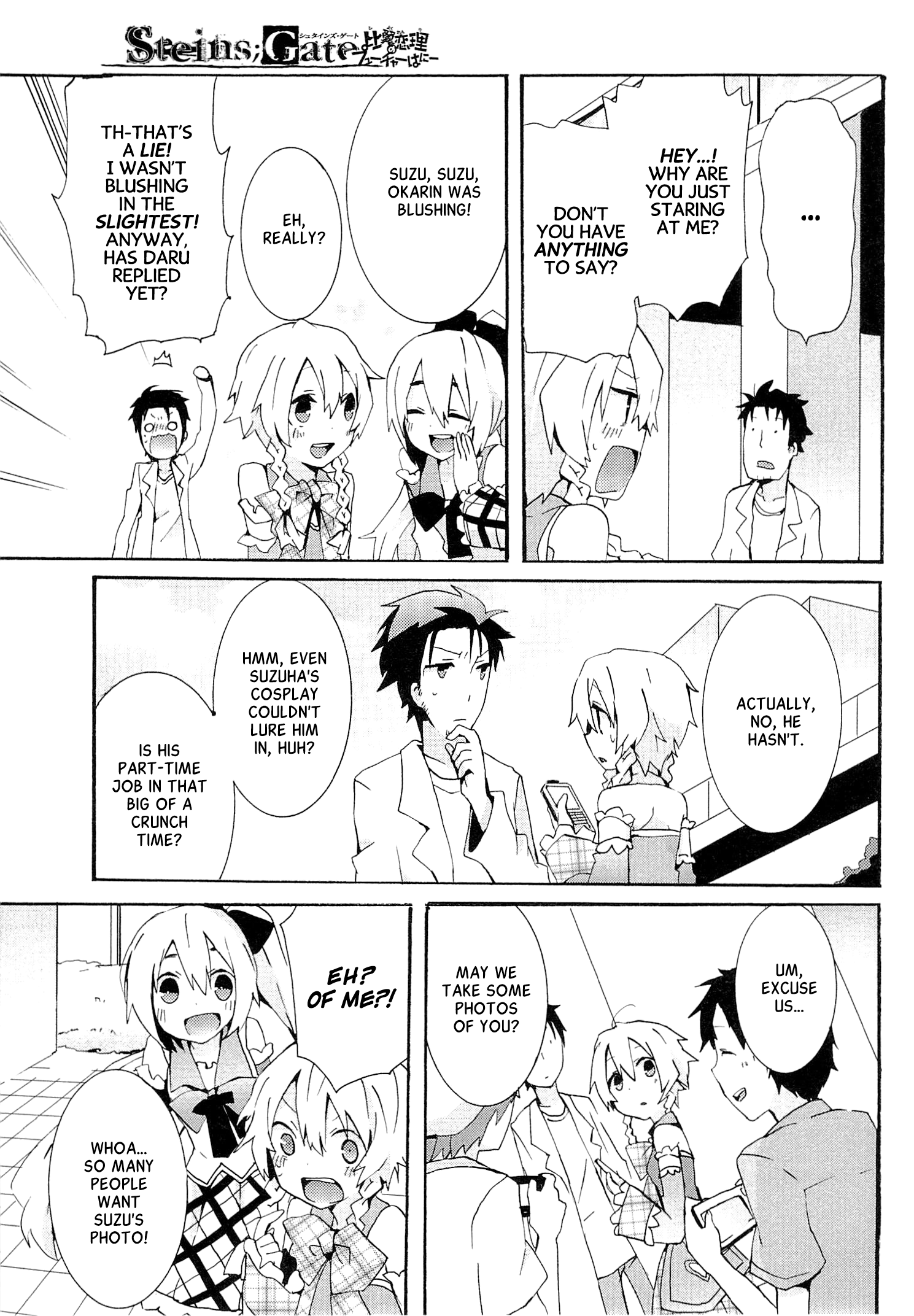 Read Steins: Gate - Loving Vows of the Future Honey Manga Online