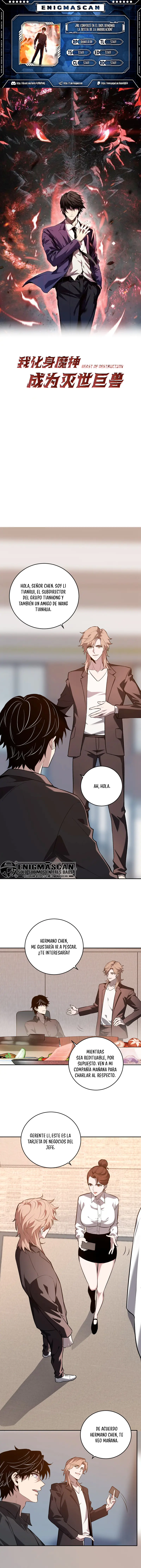 Read ¡Me convertí en el dios demonio, la bestia de la aniquilación! Manga Online