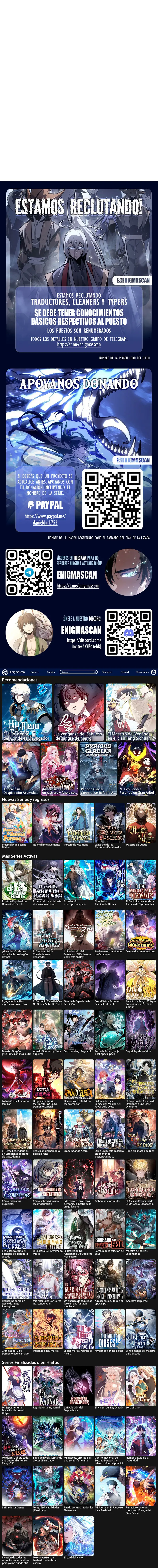 Read ¡Me convertí en el dios demonio, la bestia de la aniquilación! Manga Online