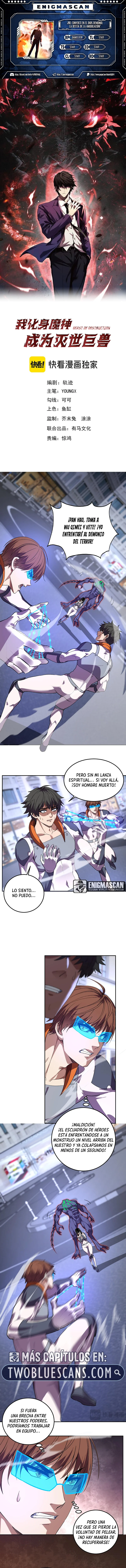 Read ¡Me convertí en el dios demonio, la bestia de la aniquilación! Manga Online