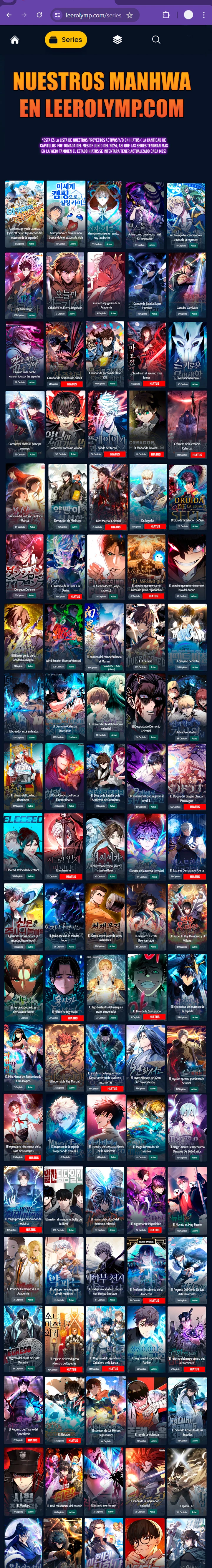 Read Academia de la Ascensión Manga Online