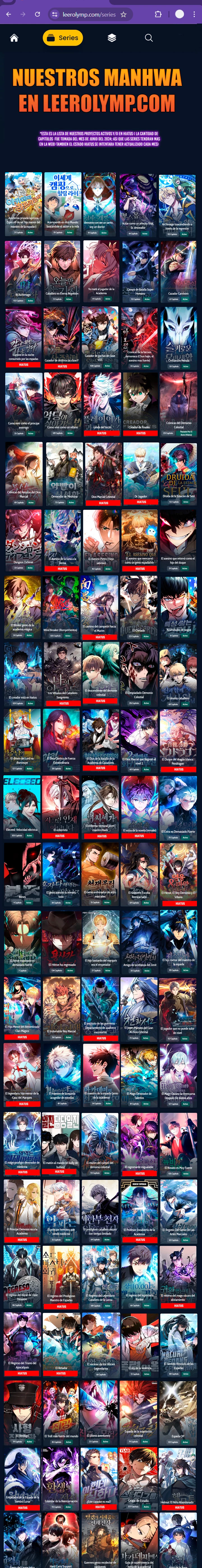 Read Acumulador de rasgos Manga Online