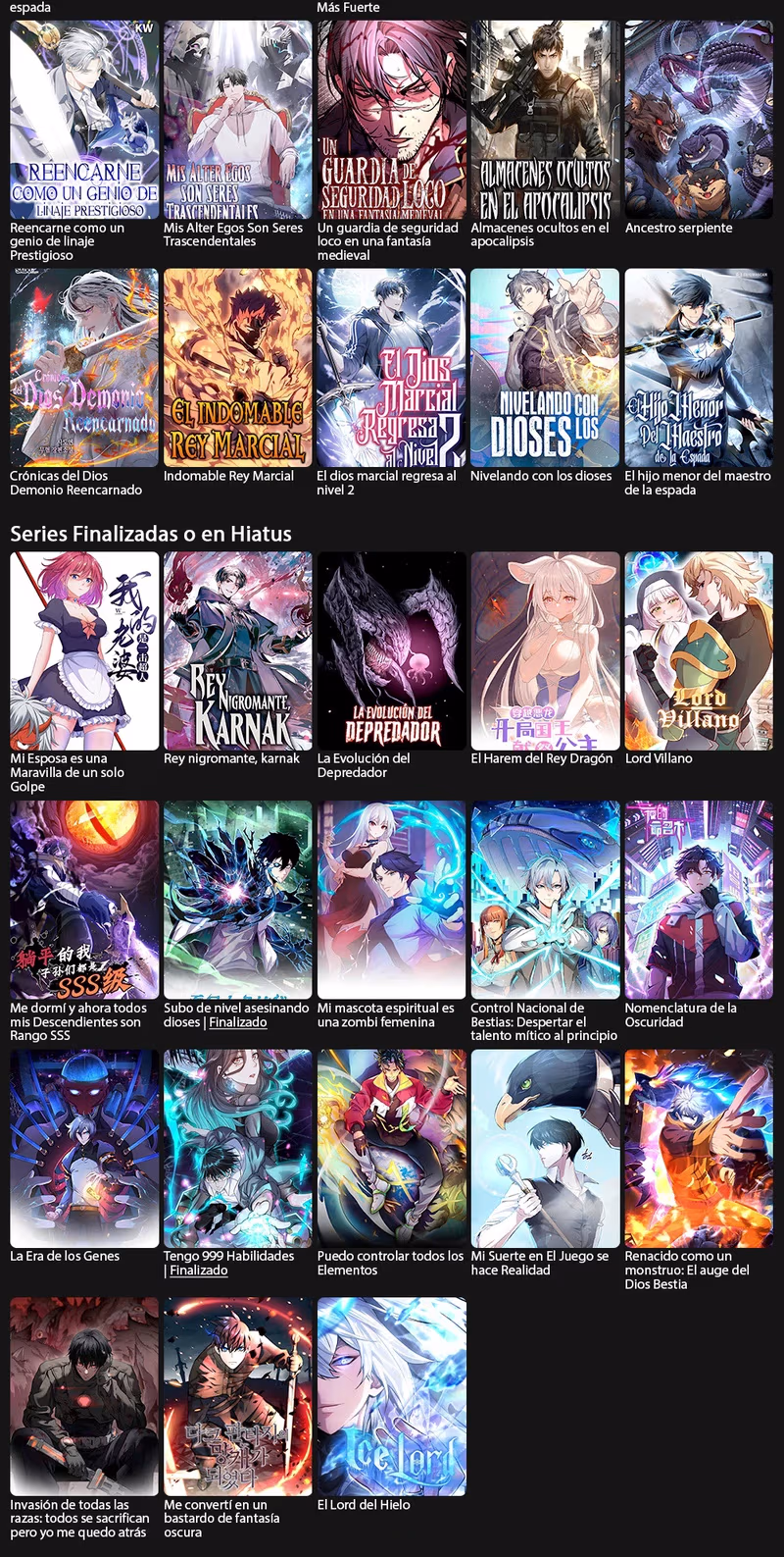 Read Asesino Divino, Yo Soy la Sombra Manga Online