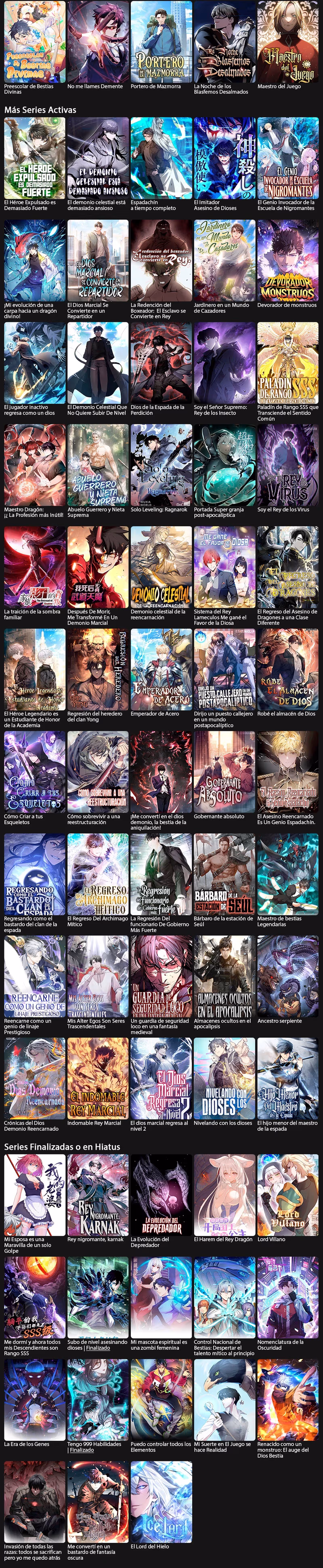 Read Asesino Divino, Yo Soy la Sombra Manga Online