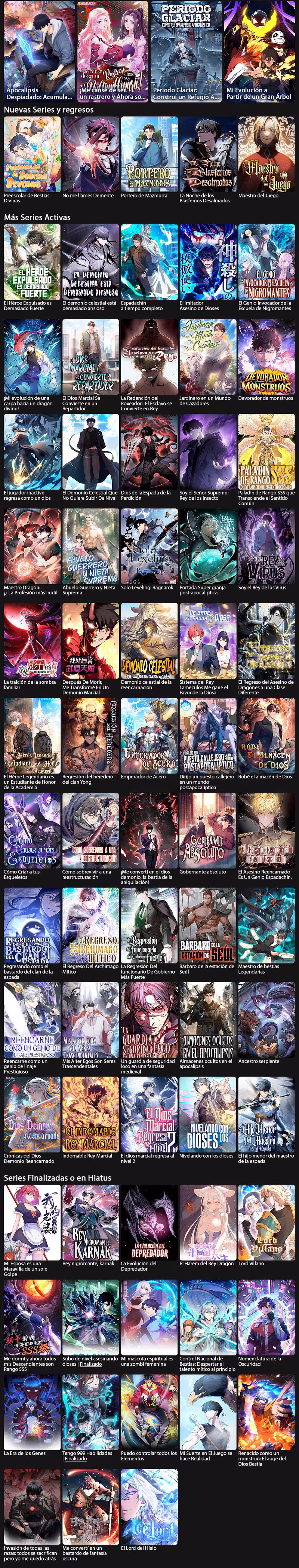 Read Asesino Divino, Yo Soy la Sombra Manga Online