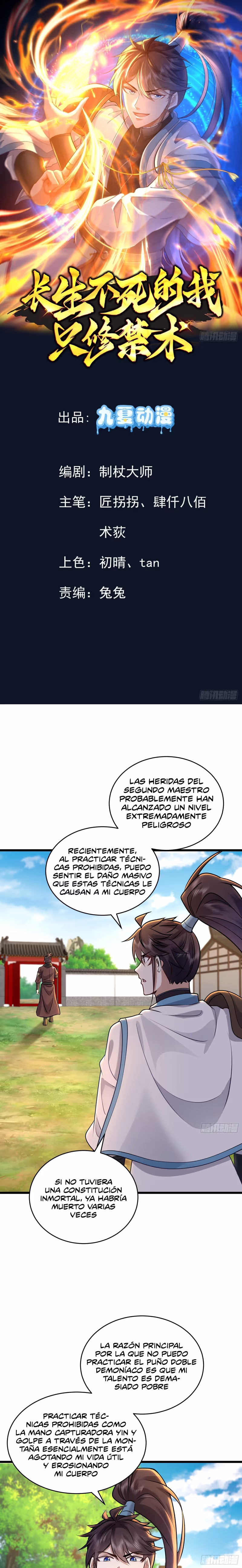 Read Cómo inmortal, solo practico artes prohibidas Manga Online