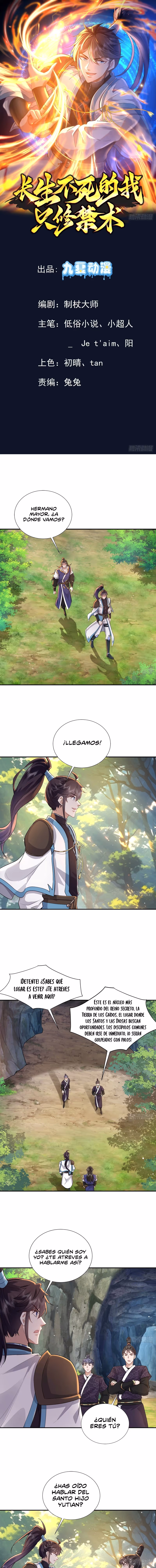 Read Cómo inmortal, solo practico artes prohibidas Manga Online