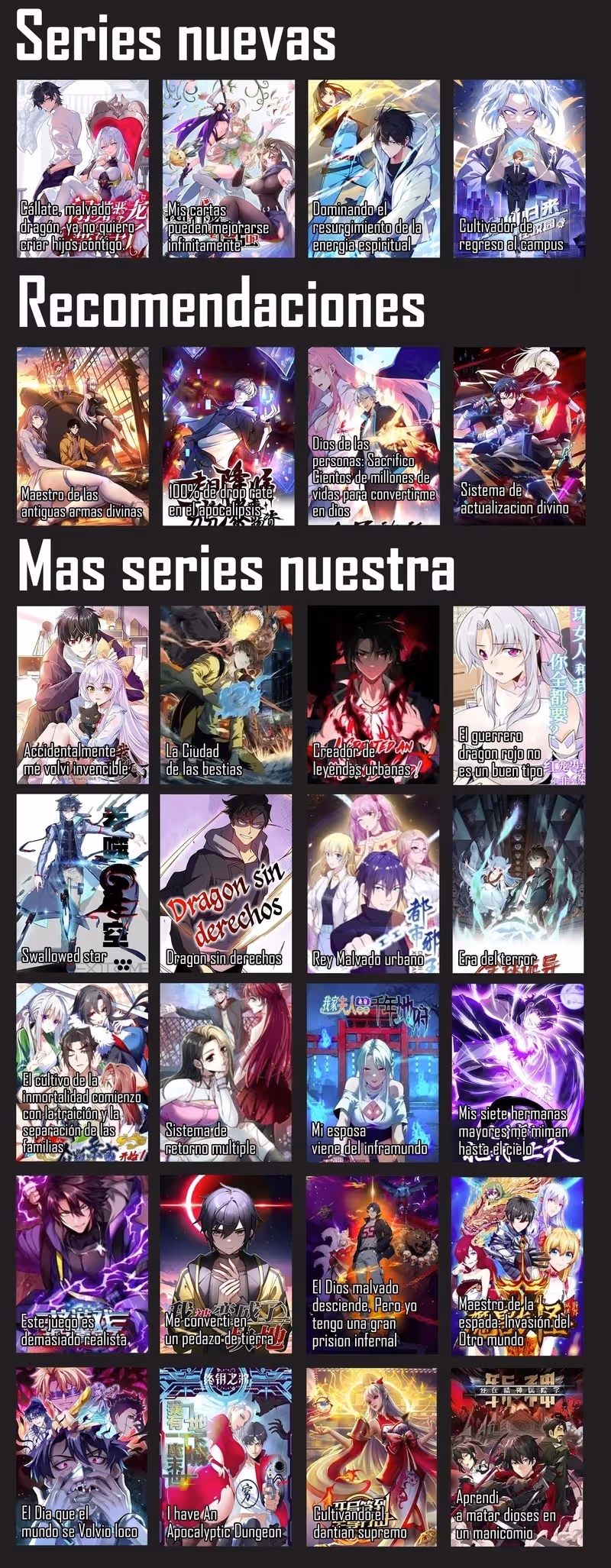 Read Dominando el resurgimiento de la energia espiritual Manga Online