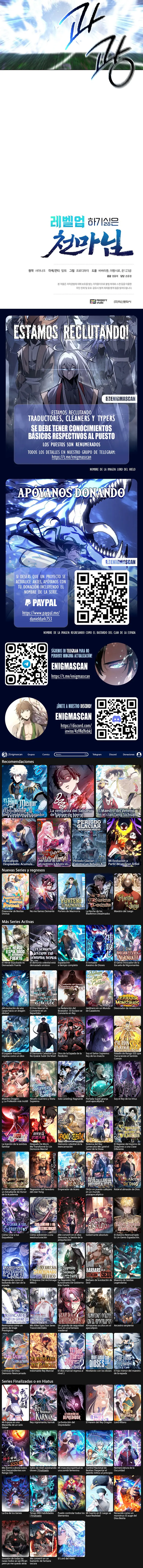 Read El Demonio Celestial Que No Quiere Subir De Nivel Manga Online