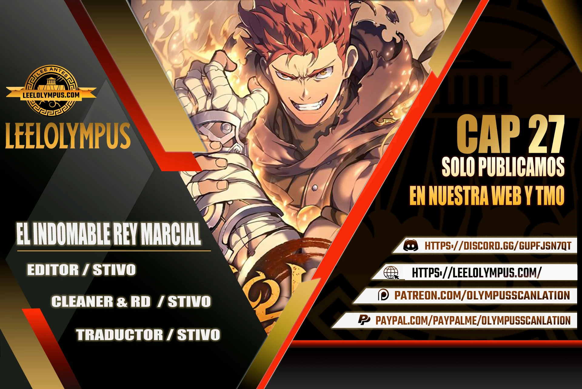 Read El Indomable Rey Marcial Manga Online