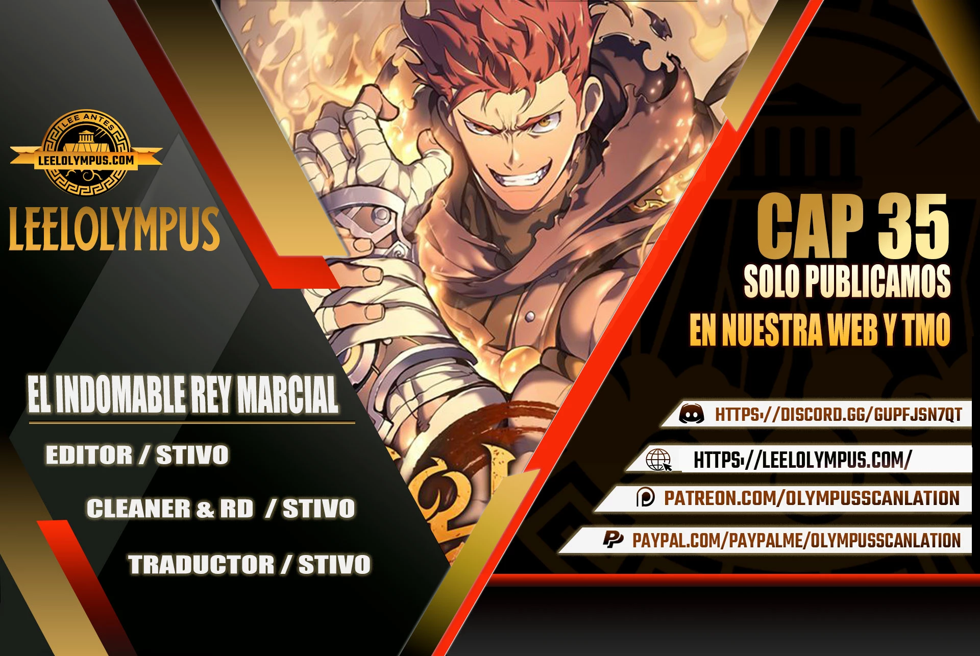 Read El Indomable Rey Marcial Manga Online