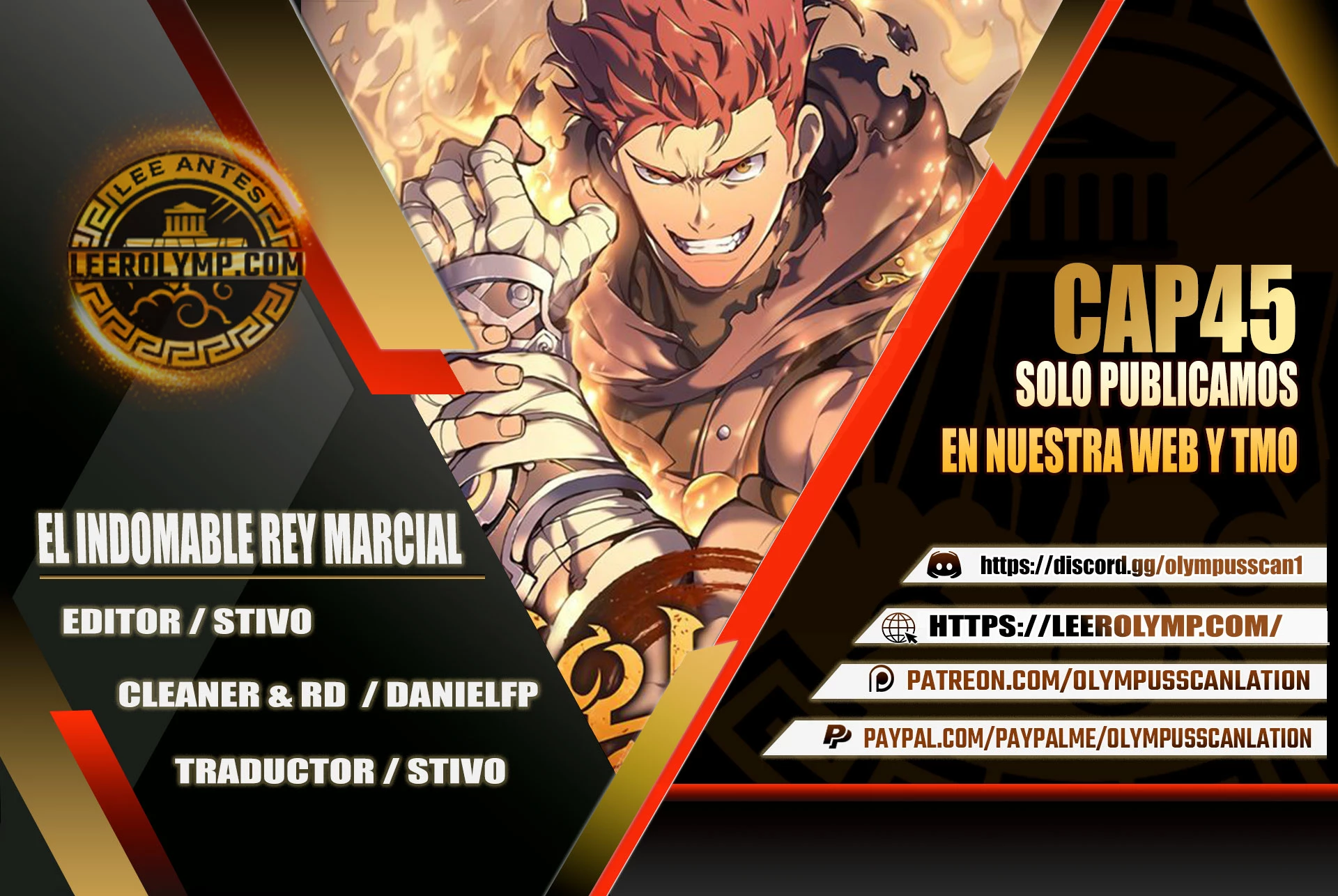 Read El Indomable Rey Marcial Manga Online