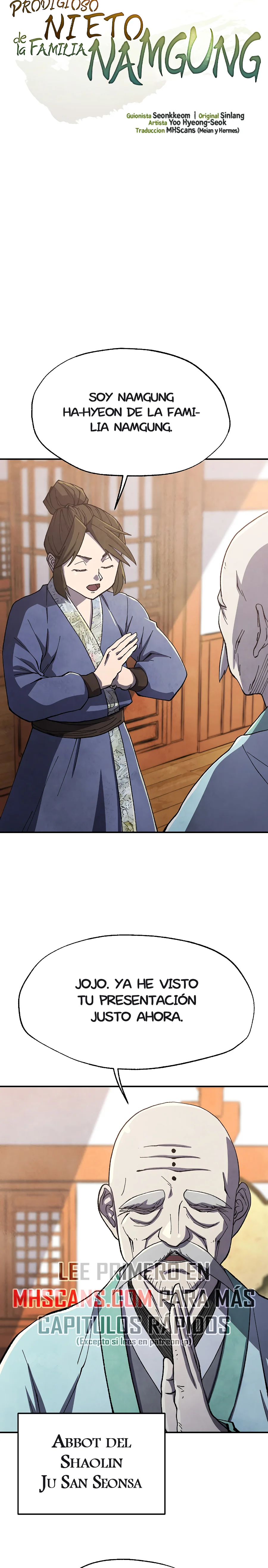 Read El Prodigioso Nieto de la Familia Namgung Manga Online