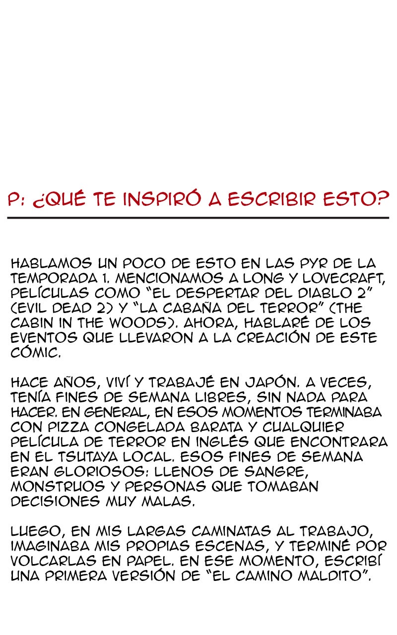 Read El camino maldito Manga Online