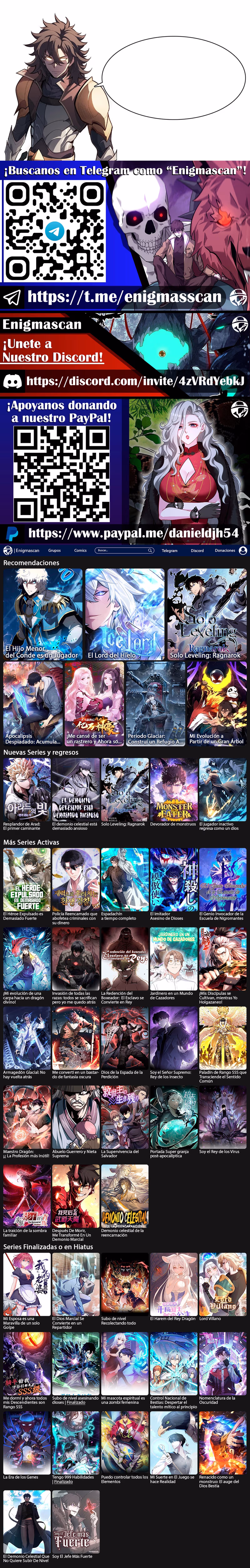 Read El jugador inactivo regresa como un dios Manga Online