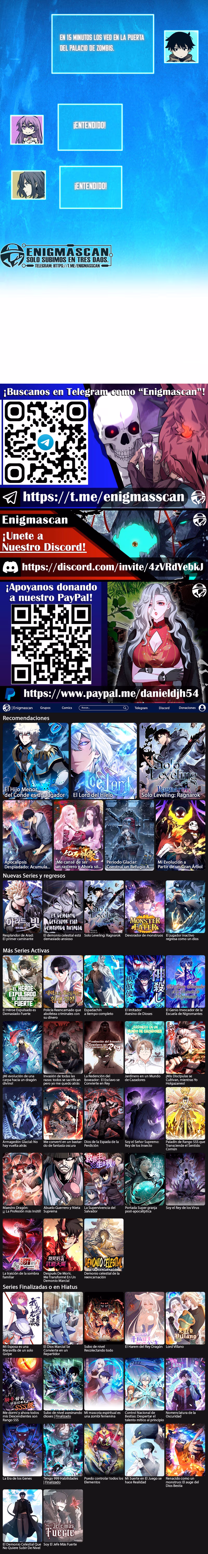 Read El jugador inactivo regresa como un dios Manga Online