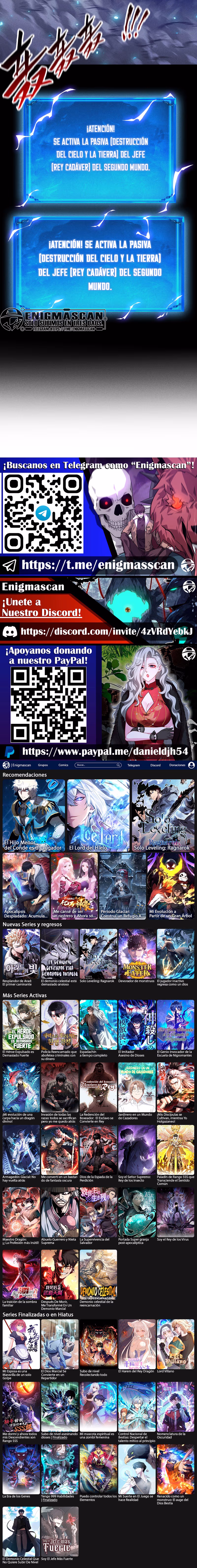 Read El jugador inactivo regresa como un dios Manga Online