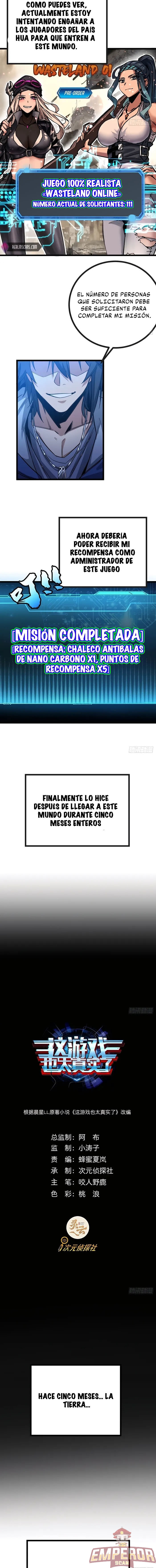 Read Este juego es demasiado realista Manga Online