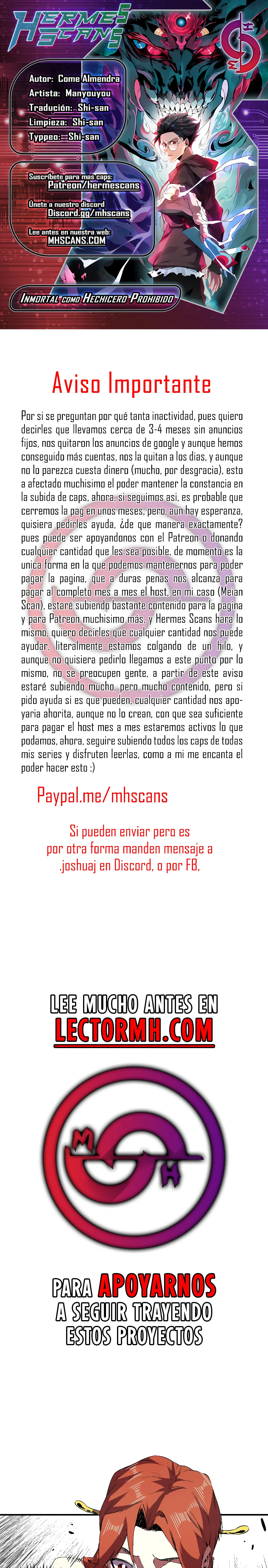 Read Inmortal Como un Hechicero Prohibido Manga Online