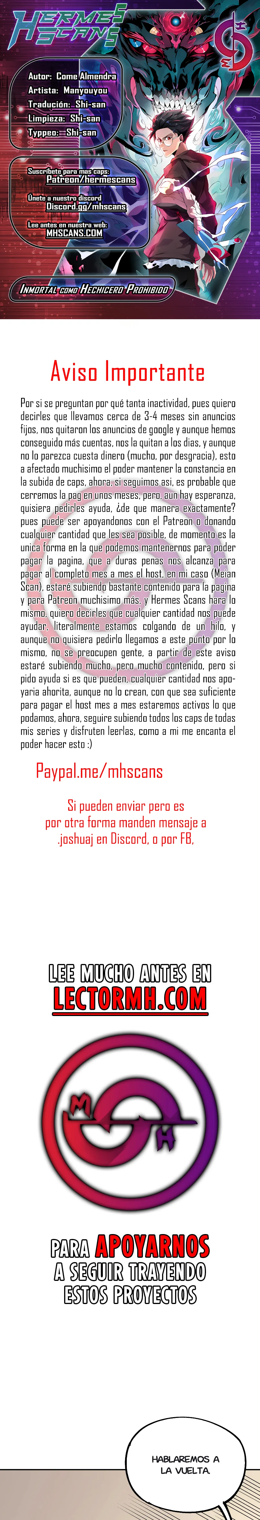 Read Inmortal Como un Hechicero Prohibido Manga Online