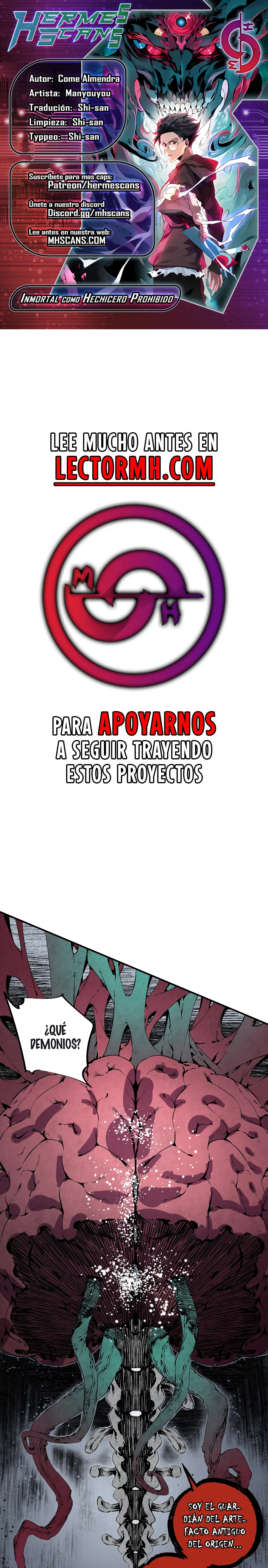 Read Inmortal Como un Hechicero Prohibido Manga Online