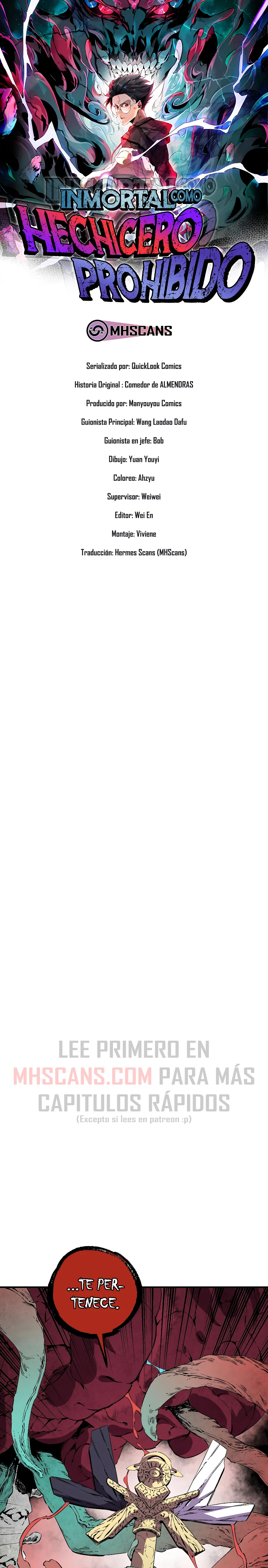 Read Inmortal Como un Hechicero Prohibido Manga Online