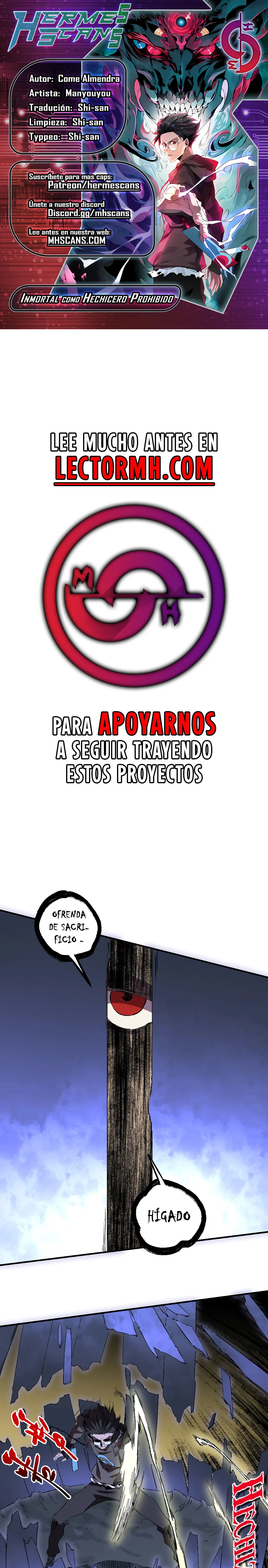 Read Inmortal Como un Hechicero Prohibido Manga Online