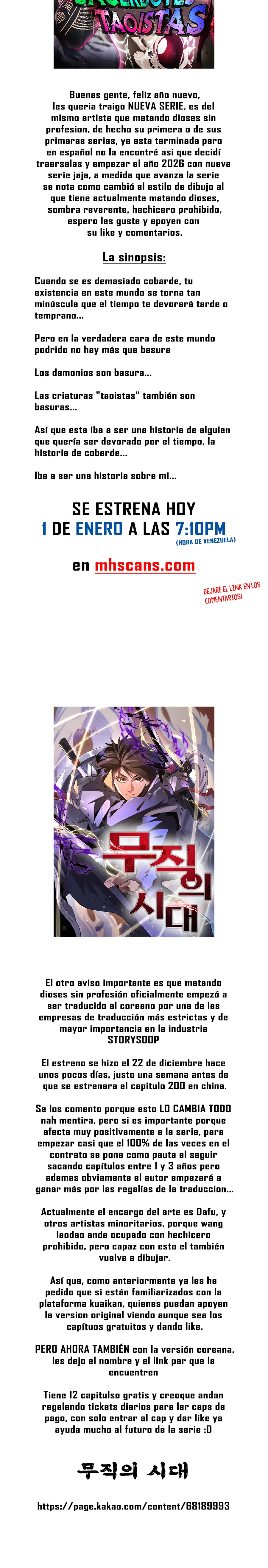 Read Inmortal Como un Hechicero Prohibido Manga Online