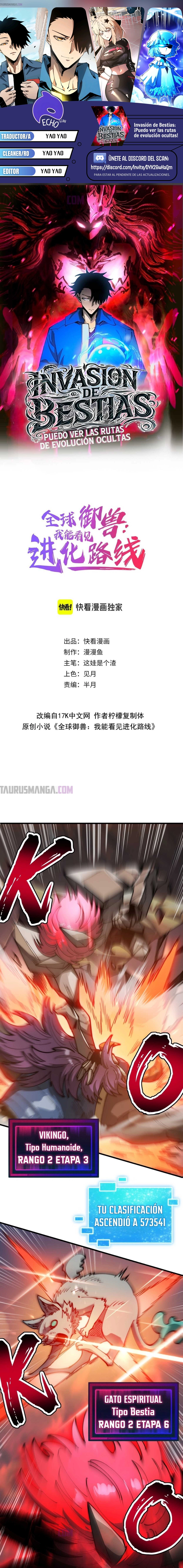 Read Invasión de Bestias - ¡Puedo ver las rutas de evolución ocultas! Manga Online