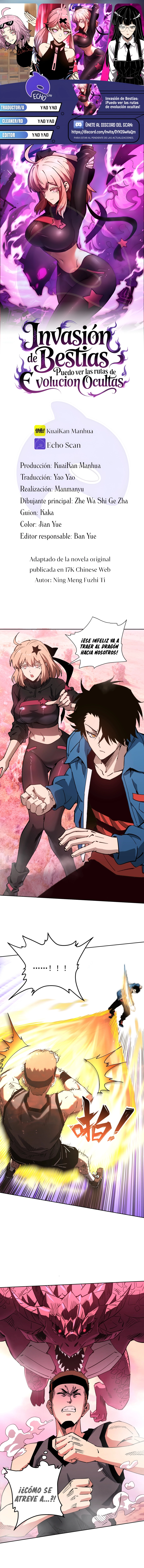 Read Invasión de Bestias - ¡Puedo ver las rutas de evolución ocultas! Manga Online