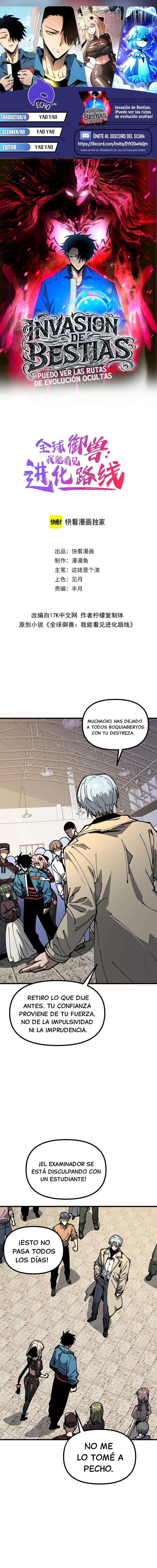 Read Invasión de Bestias - ¡Puedo ver las rutas de evolución ocultas! Manga Online