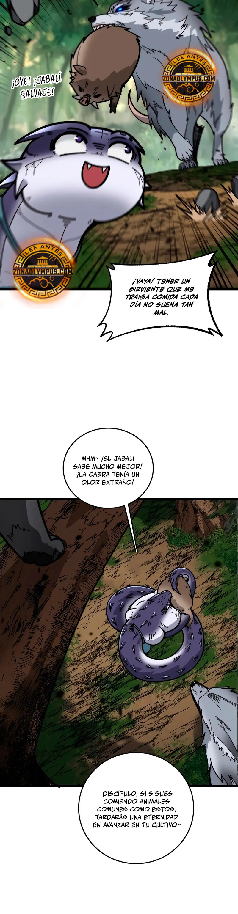 Read La evolución de la serpiente inmortal Manga Online