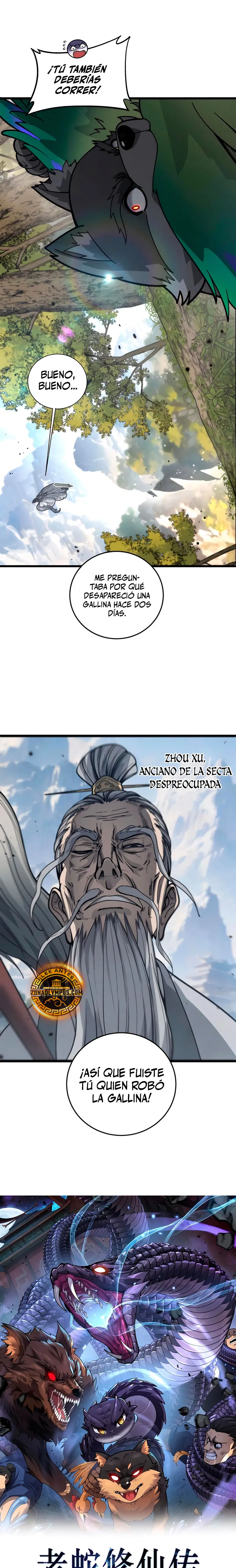 Read La evolución de la serpiente inmortal Manga Online