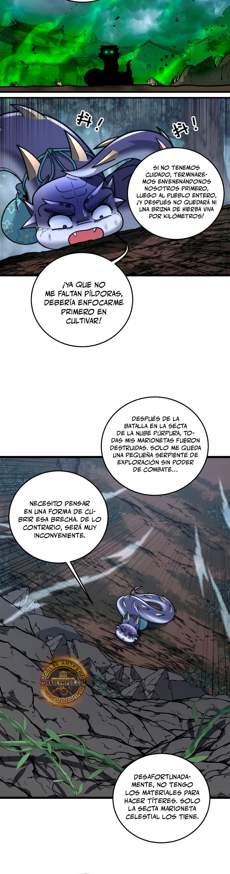 Read La evolución de la serpiente inmortal Manga Online