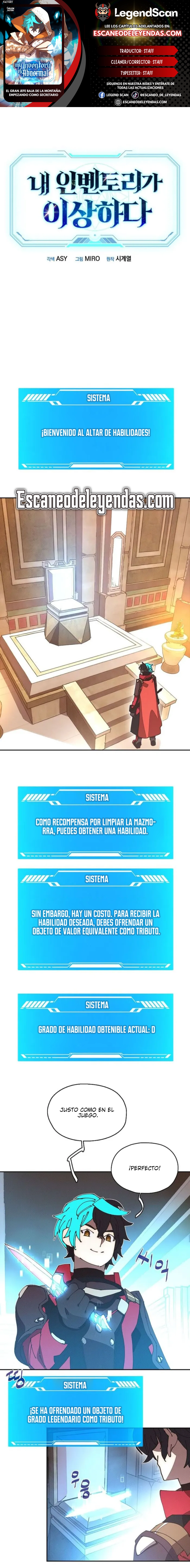 Read Mi inventario es anormal Manga Online