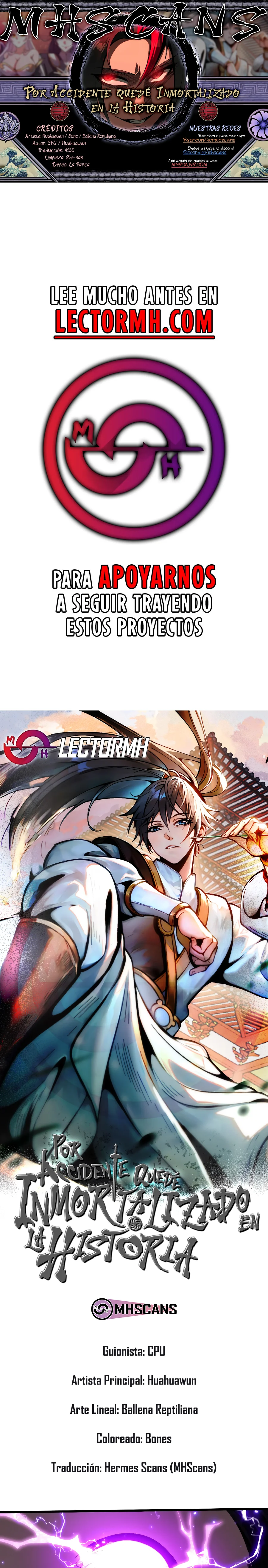 Read Por Accidente quedé Inmortalizado en la Historia Manga Online