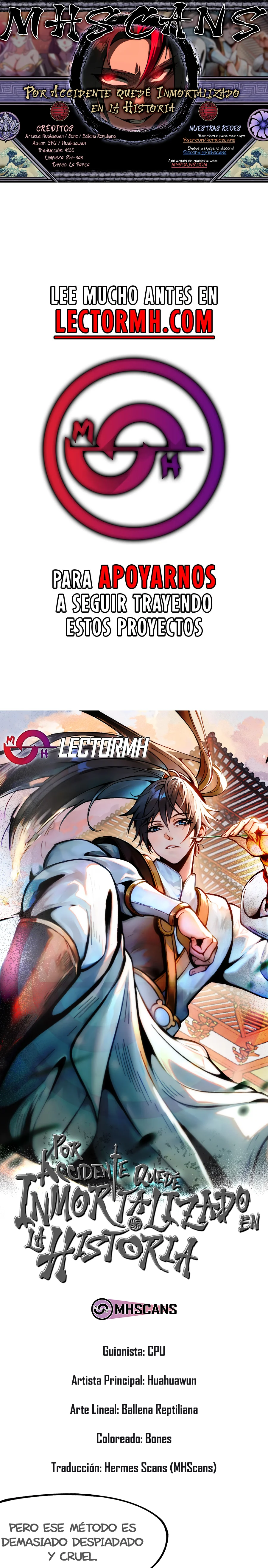 Read Por Accidente quedé Inmortalizado en la Historia Manga Online