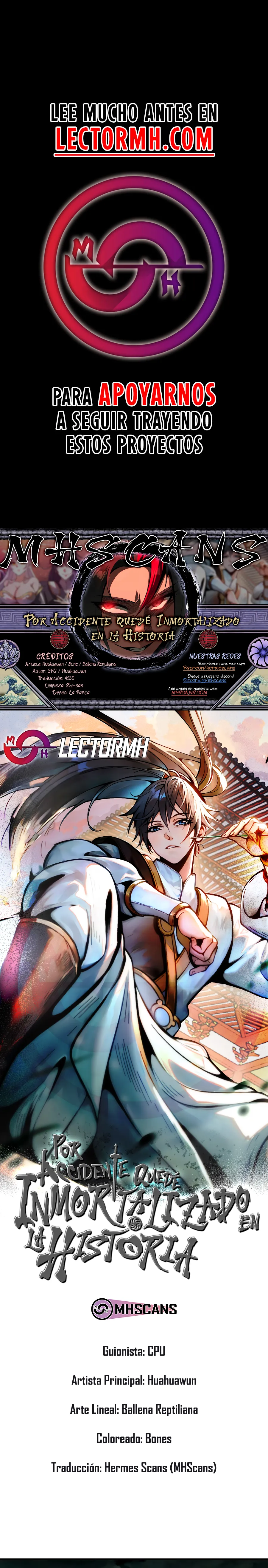 Read Por Accidente quedé Inmortalizado en la Historia Manga Online