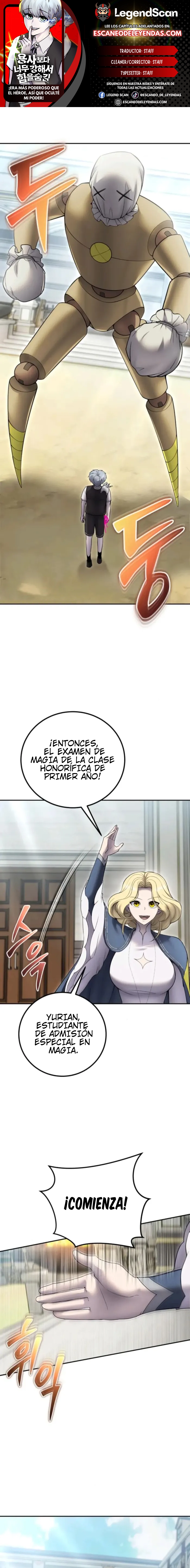 Read Tenía más poder que el héroe, ¡así que escondí mi poder! Manga Online