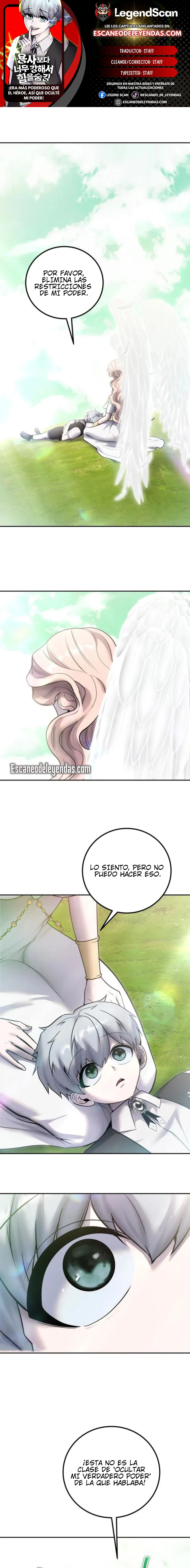 Read Tenía más poder que el héroe, ¡así que escondí mi poder! Manga Online