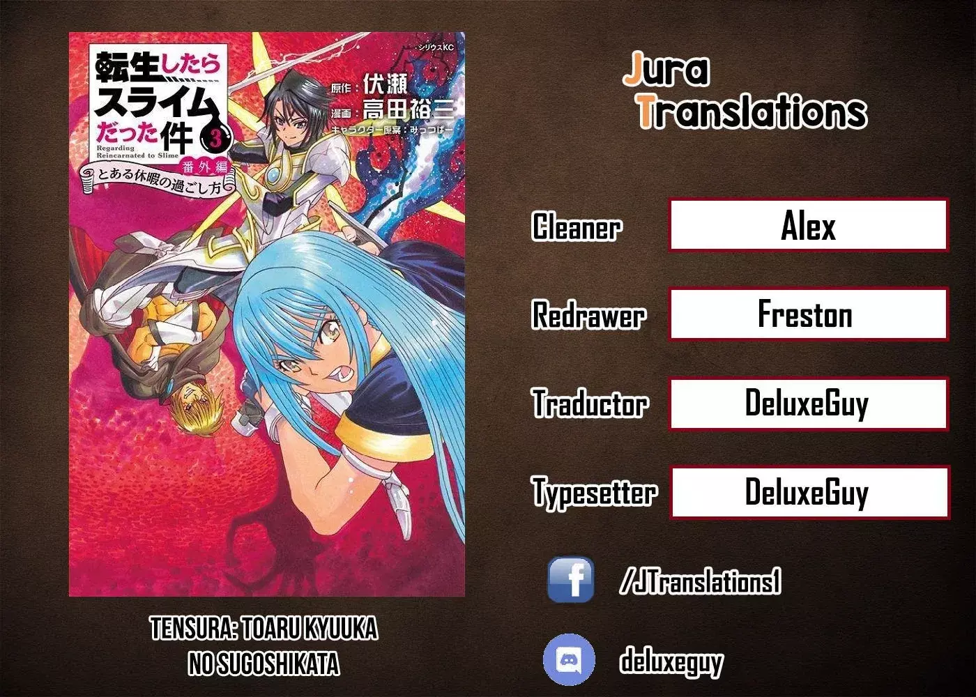Read Tensei Shitara Slime Datta Ken - Bangaihen - Toaru Kyuuka no Sugoshikata Manga Online