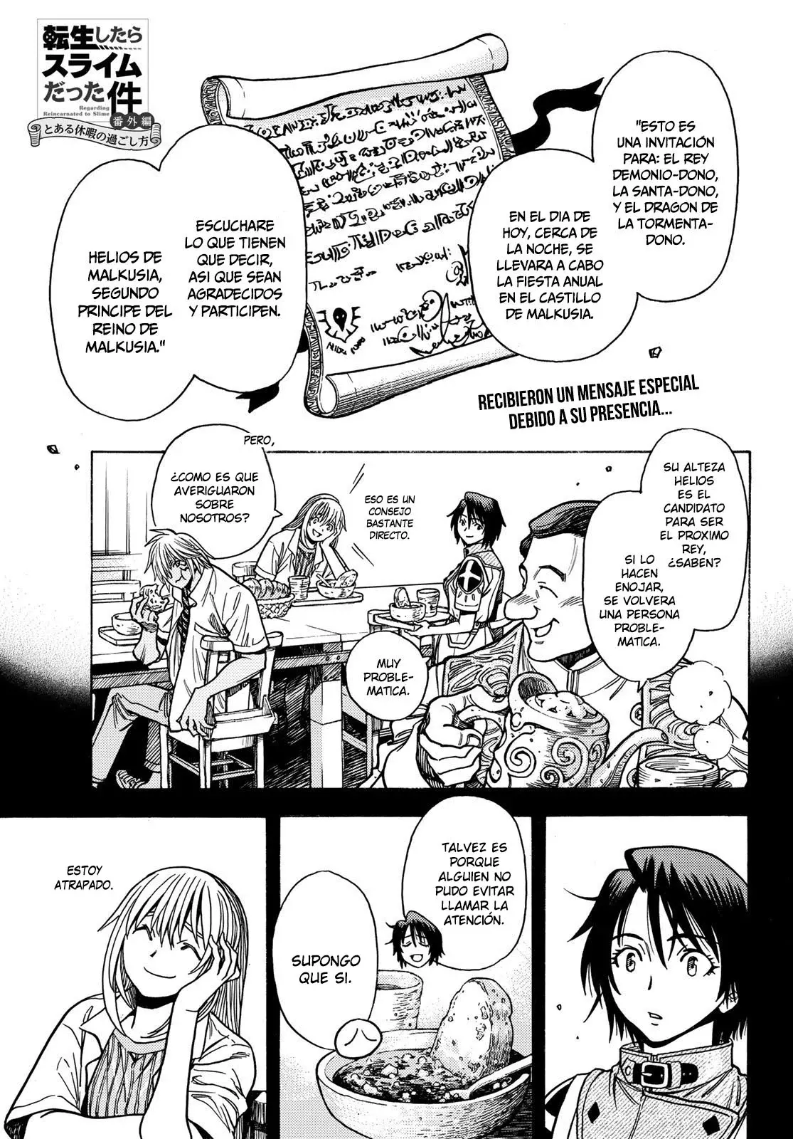 Read Tensei Shitara Slime Datta Ken - Bangaihen - Toaru Kyuuka no Sugoshikata Manga Online