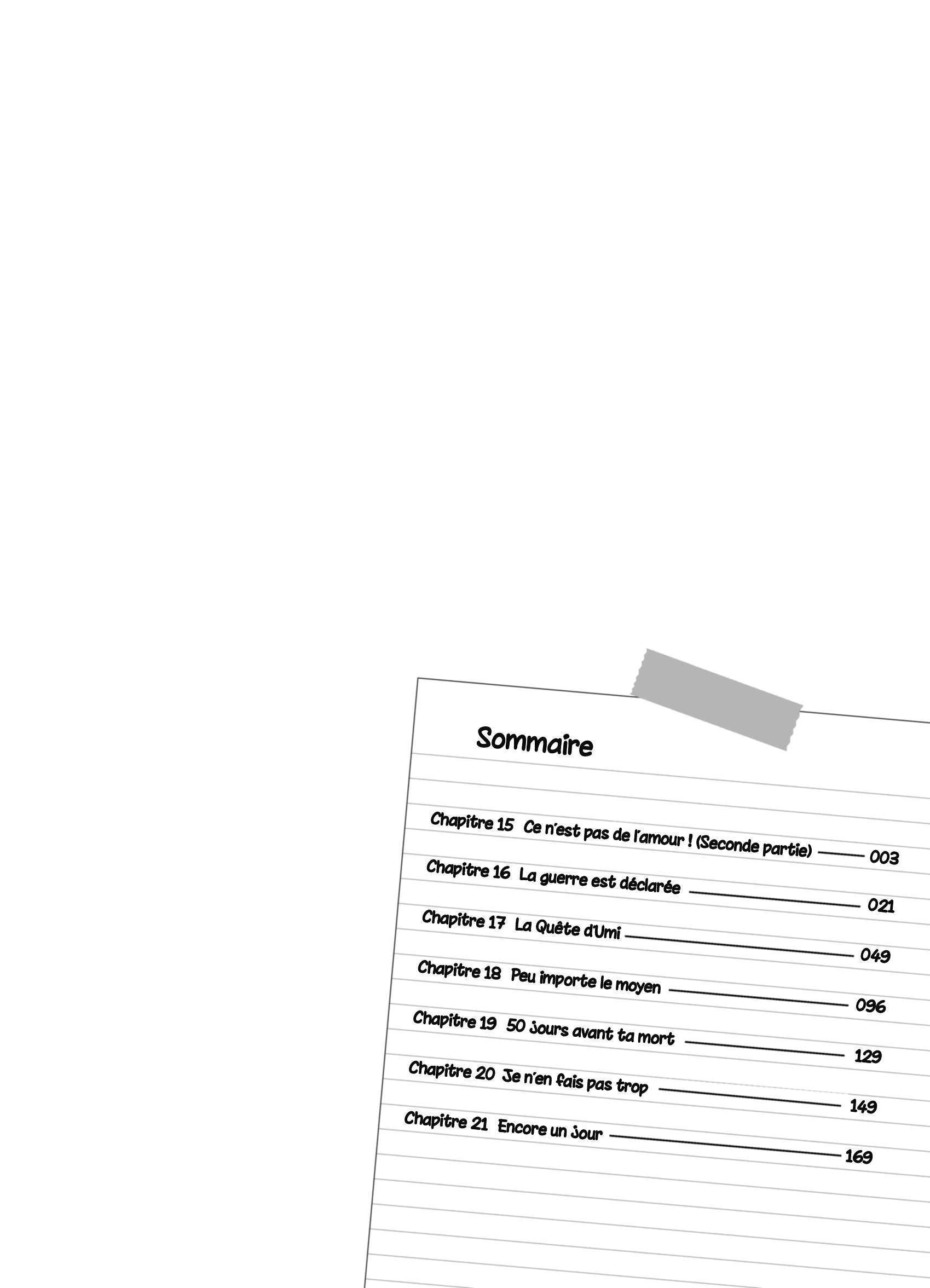 Read 100 Jours Avant Ta Mort  Manga Online