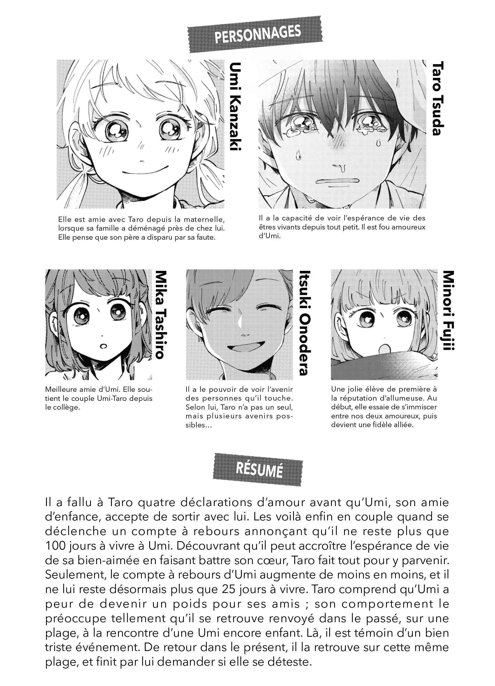 Read 100 Jours Avant Ta Mort  Manga Online